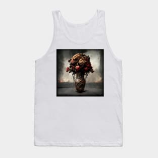 A Still Life of A Dystopian Bouquet Tank Top